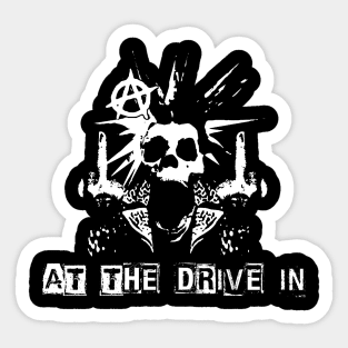 at the skeleton punk Sticker